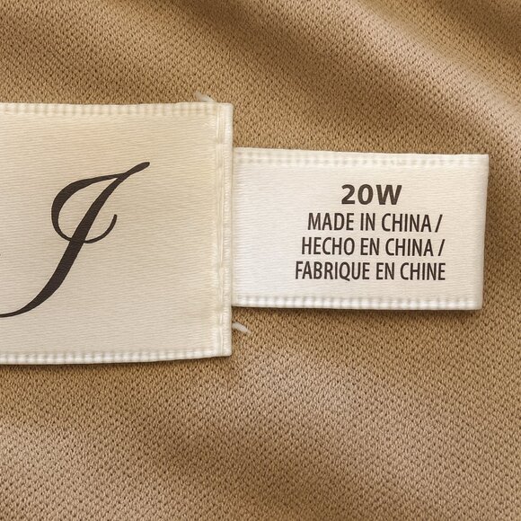 Eliza J 20W Shimmering Gold Sequined Velvet Dress - Picture 5 of 6